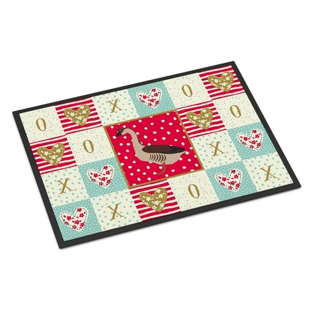 Carolines Treasures 24 x 36 in. Chinese Goose Love Indoor or Outdoor Mat CK5323JMAT
